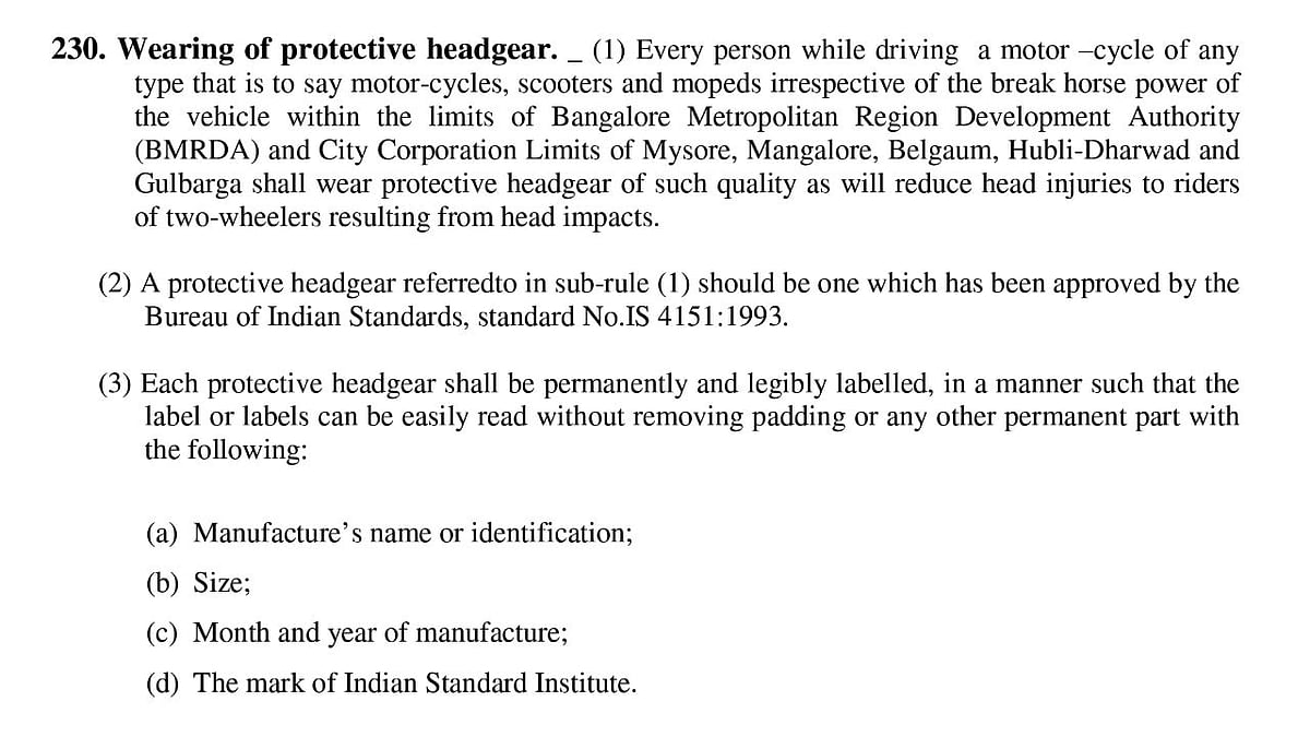 B’luru Cops Review Stand on Imported Helmets After Twitter Outrage